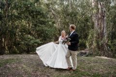 Allanna & Thomas Wonga Wetlands Wedding - Couple portraits