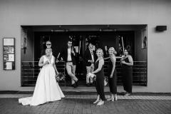 Allanna & Thomas Wonga Wetlands Wedding - Bridesmaids and groomsmen