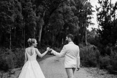 Carley & Luke Bald Hills House Wedding Stanley - Bride and groom photos