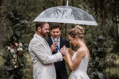 Carley & Luke Bald Hills House Wedding Stanley - Wedding ceremony photos