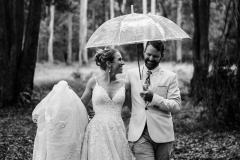 Carley & Luke Bald Hills House Wedding Stanley - Bride and groom photos
