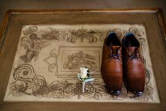 Celine & Alec Brown Brothers Winery Wedding Milawa - Groom shoes