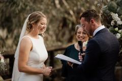 Emily & Chris Pfeiffer Wines Wedding, Rutherglen - Wedding ceremony photos