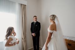 John Gehrig Wines, Rutherglen Wedding Jamiee & Zac - Father and daughter first look wedding