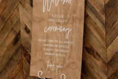 Walla Walla Farm Wedding Jess & Shanon - Wedding sign board