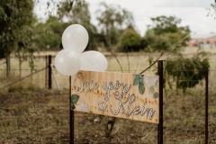 Walla Walla Farm Wedding Jess & Shanon - Wedding signage