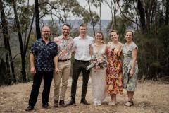 Mount Pilot Elopement Kate & Hugh - Wedding group photos