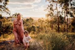 Maternity Shoot Eastern Hill Lookout - Kayla & Mia