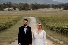 Kiera & Jared Feathertop Winery Wedding - Couple portraits