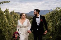 Kiera & Jared Feathertop Winery Wedding - Couple portraits
