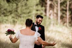 Kiera & Jared Feathertop Winery Wedding - First look photos