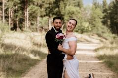 Kiera & Jared Feathertop Winery Wedding - First look photos