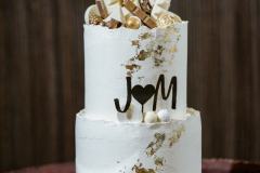 Mel & Jake Radcliffe's Wedding Echuca - Wedding cake