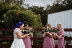 Yarra Ranges Estate Wedding Rhianna & Tim - Bride and bridesmaids photos