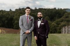 Yarra Ranges Estate Wedding Rhianna & Tim - Groom and best man photos