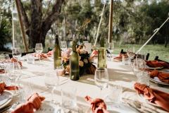Sarah & Joel Lake Moodemere Estate Wedding - Table styling