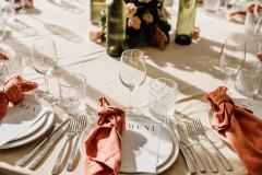 Sarah & Joel Lake Moodemere Estate Wedding - Table styling