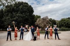 Sarah & Joel Lake Moodemere Estate Wedding - Groomsmen and bridesmaids photos