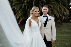 Tori & Jack Corowa Distilling Co Wedding - Bride and groom portraits