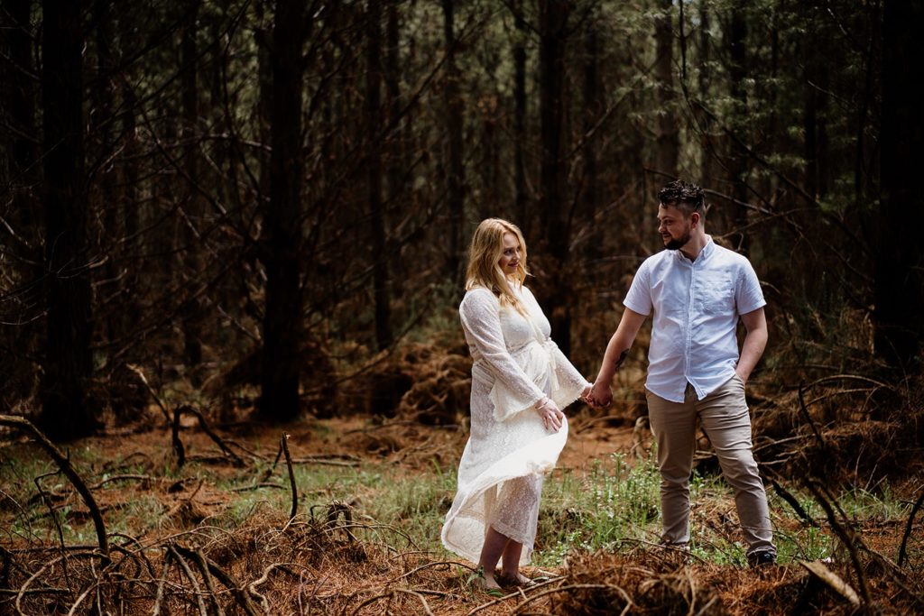 Stanley Forest Maternity Shoot