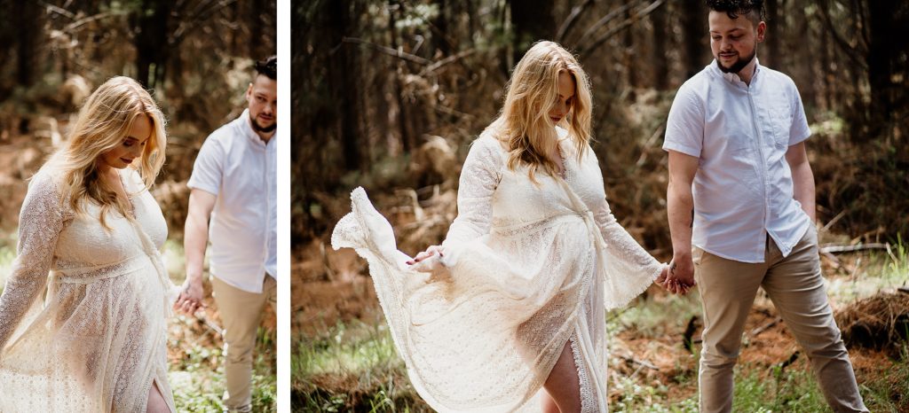 Stanley Forest Maternity Shoot