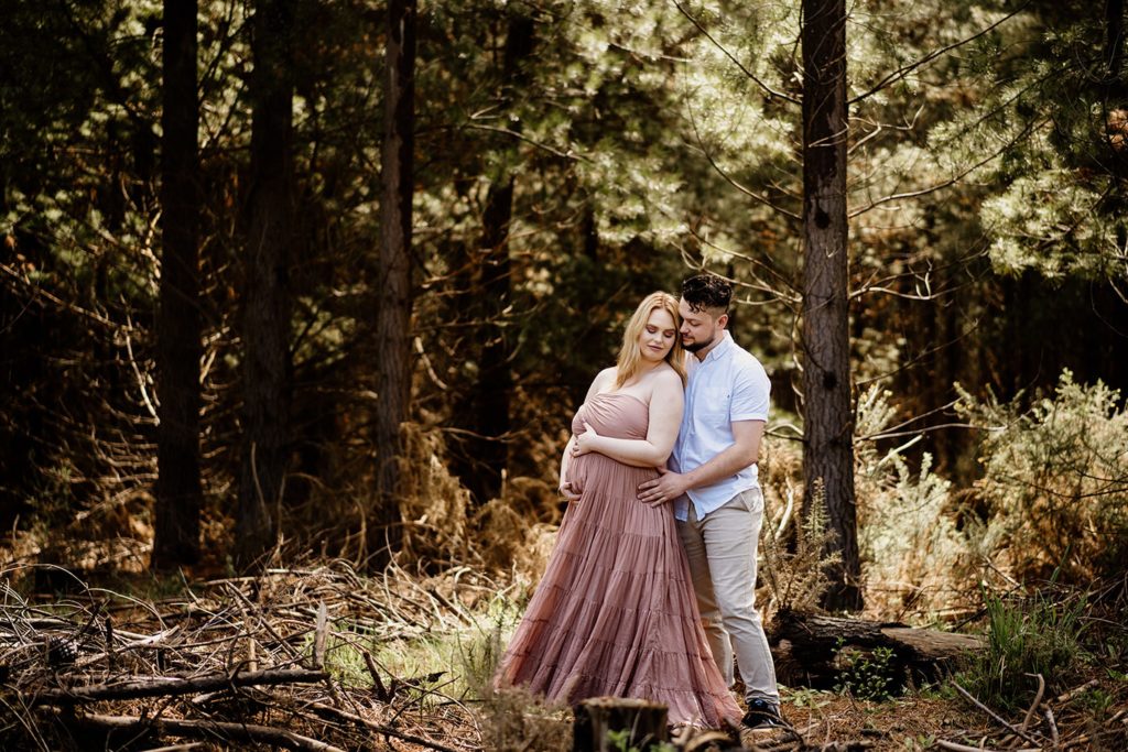 Forest Maternity Shoot Stanley Forest